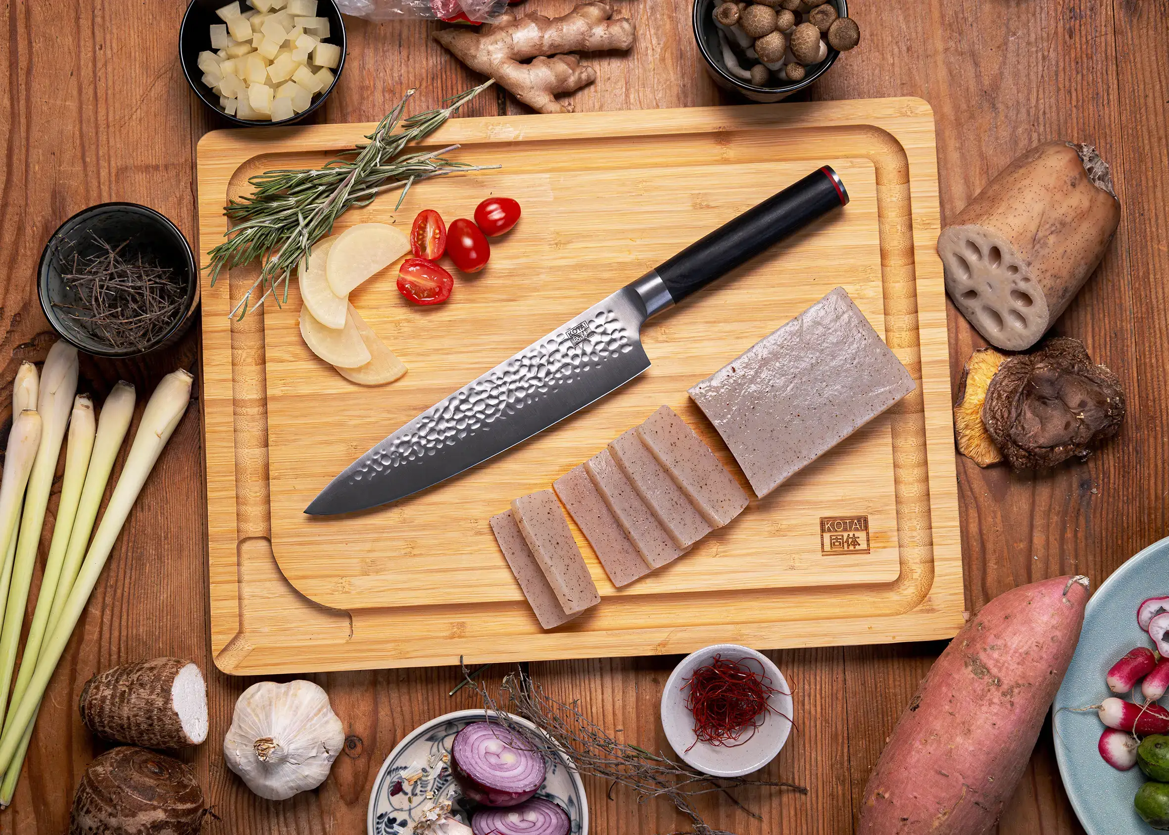 KOTAI - Wholesale Knife Set - Complete Professional 10-Piece Knife Set - Pakka Collection9