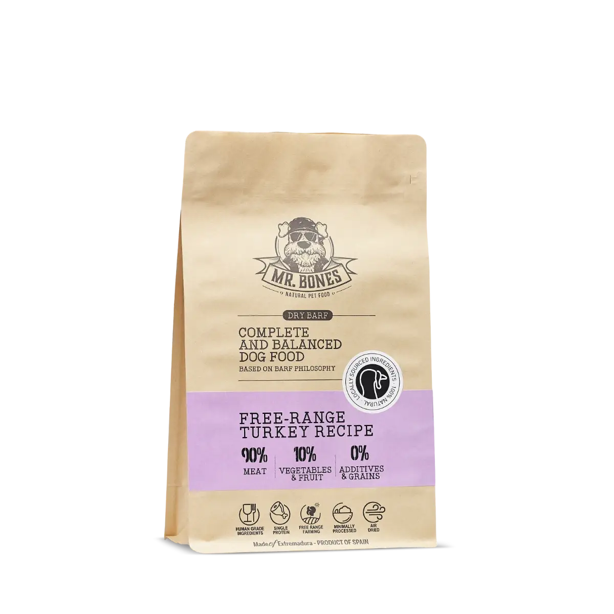 Mr.Bones - Natural Pet Products - Wholesale Pet Food - Dog - Dry BARF for dog- Free Range Turkey.4