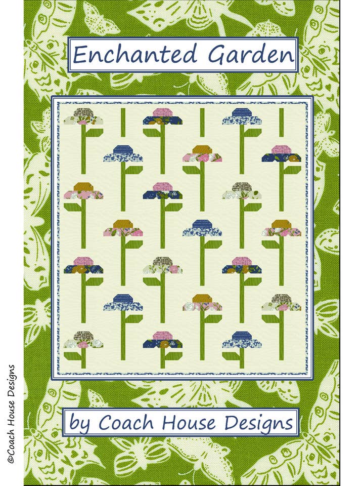 Enchanted Garden Quilt Mönster för wholesale av Coach House Designs