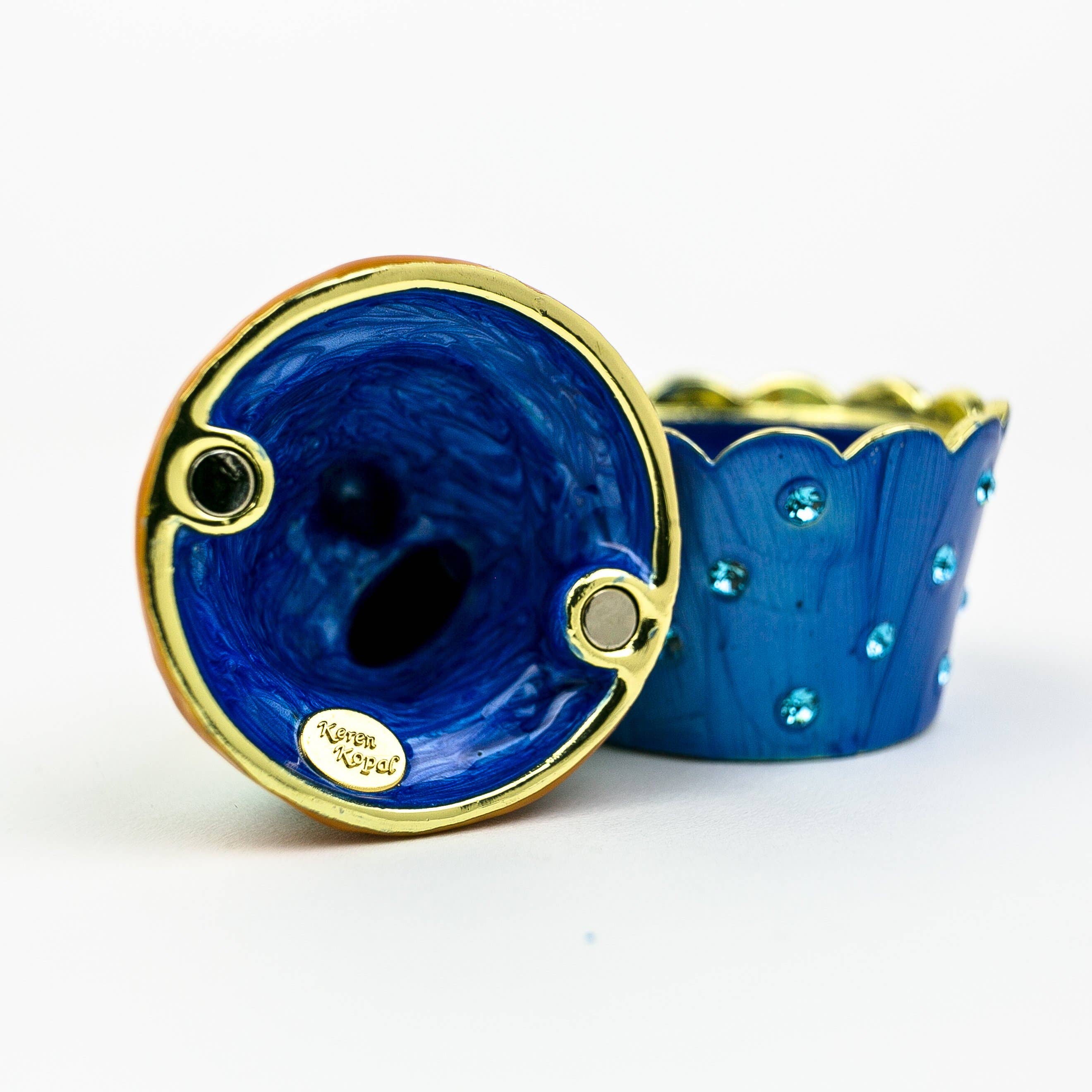 Keren Kopal - Wholesale Jewelry Box/Organizer - Rabbit on Cupcake Trinket Box3