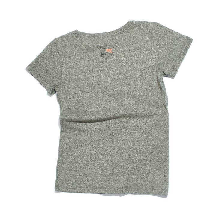 Surf/Swim T-shirt met ronde hals voor dames, polyestermix voor wholesale door Tuck Shop