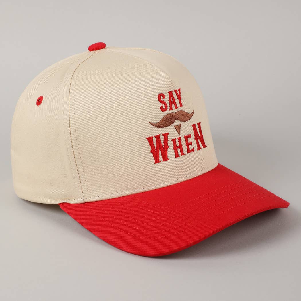 Fashion City - Wholesale Trucker Hat - Unisex - Say When  Mustache Tombstone Two-Tone Trucker Hat19