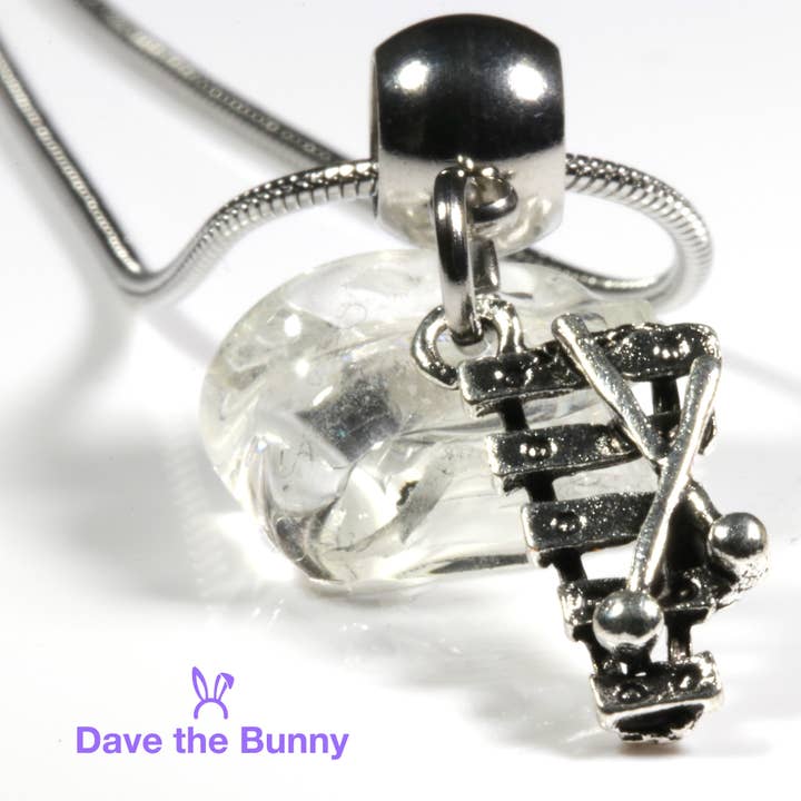 Dave The Bunny - Venta al por mayor Collares con colgantes/abalorios - Collar con xilófono, colgante de xilófono Glockenspiel
