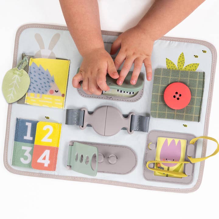 Taf Toys Activity Buckle Board for wholesale by Playette
