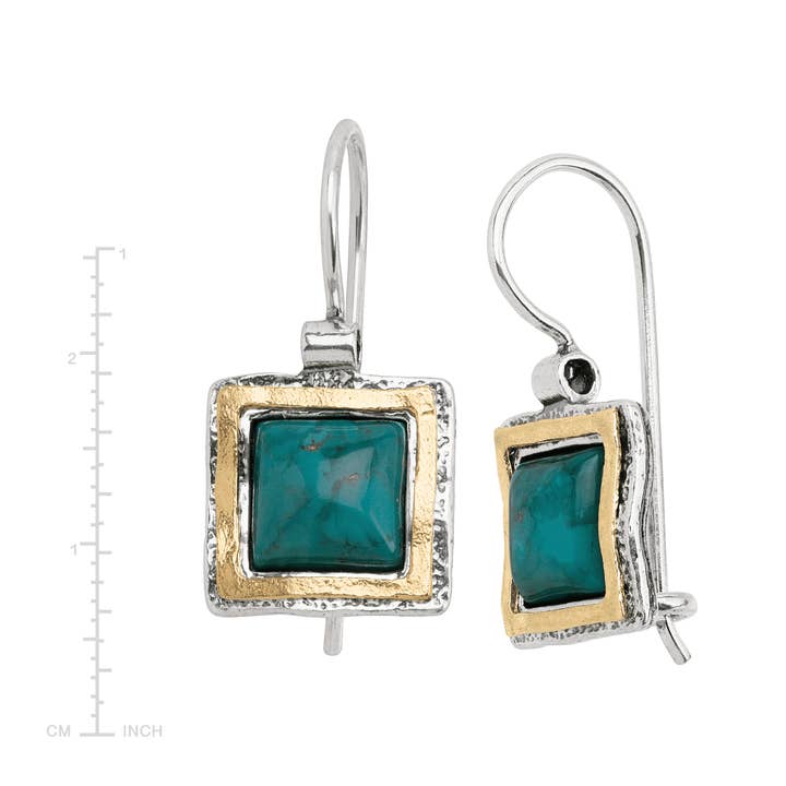 Teal Silpada Emerald Lake Turquoise Earrings for wholesale on Faire3