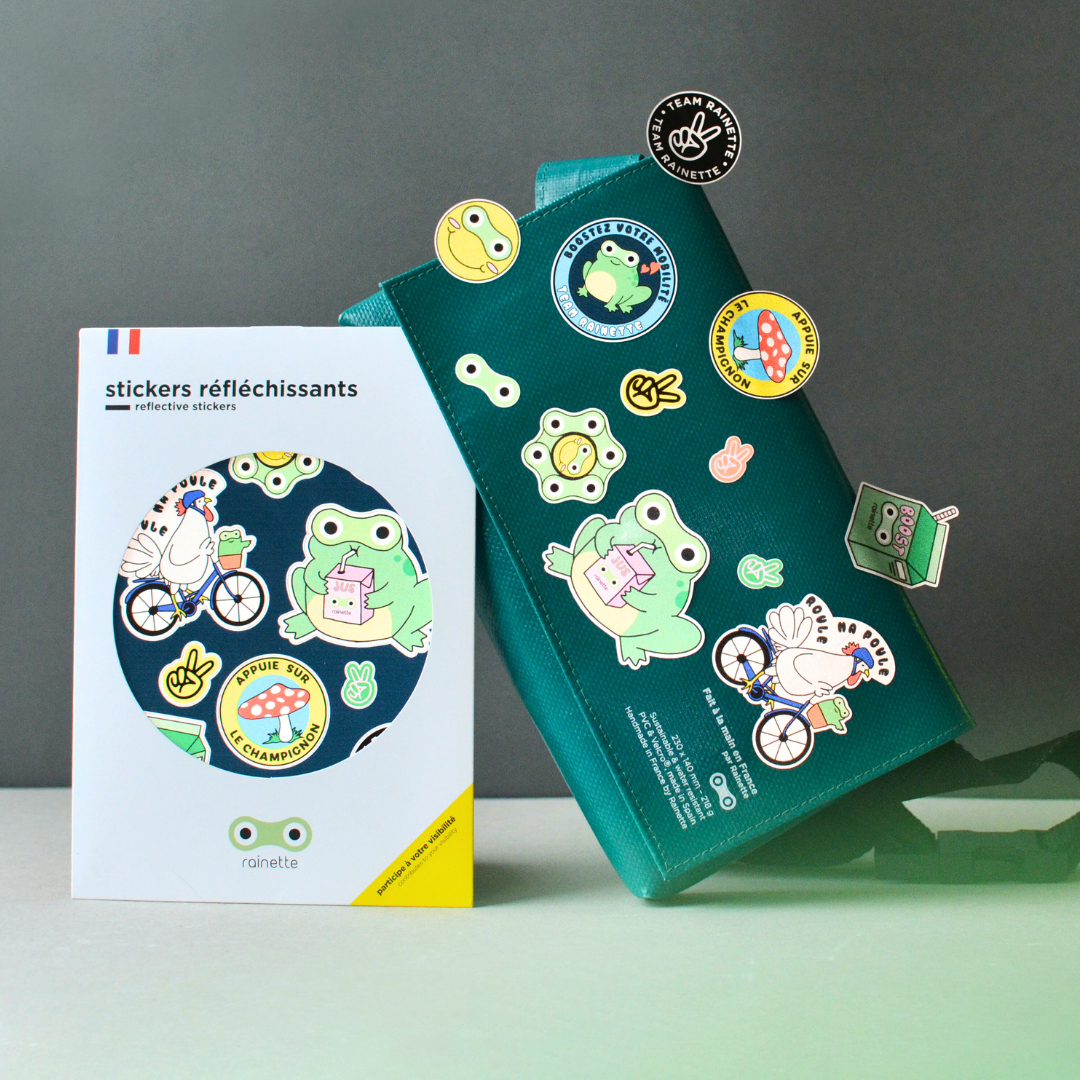 RAINETTE - Wholesale Sticker - Blijf zichtbaar: Reflecterende stickers10