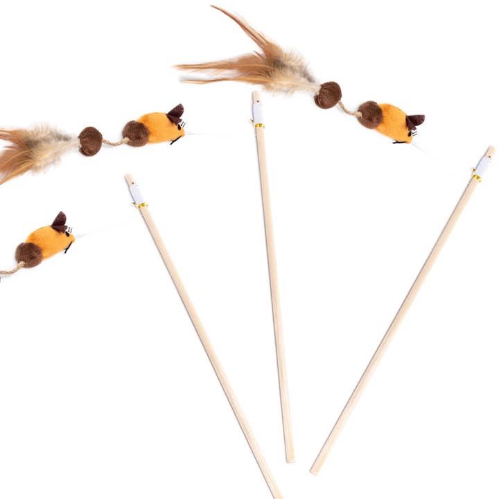 Nobleza 3-delige set - Kattenhengel - Muis voor wholesale door Nobleza