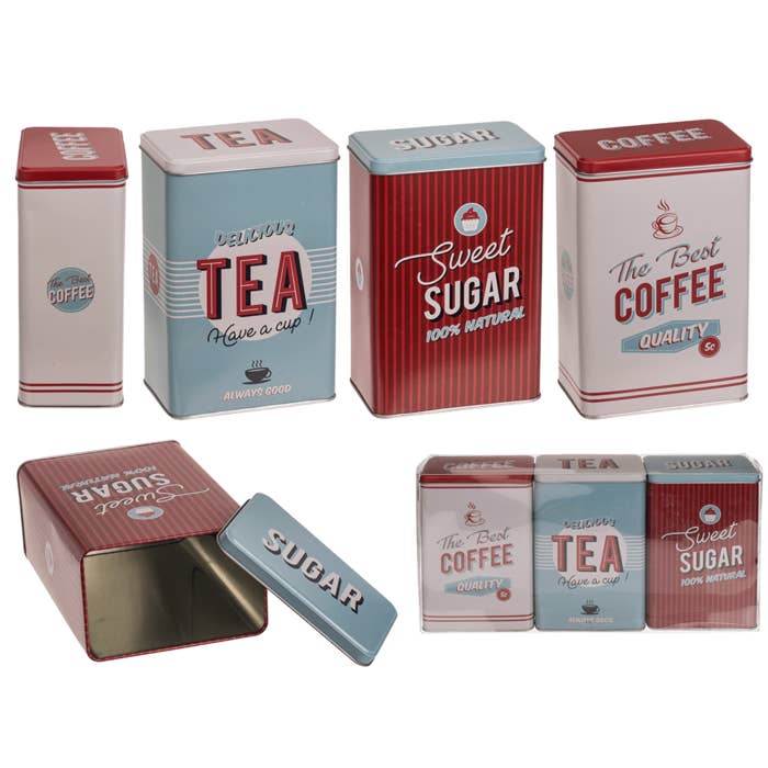 Out of the blue KG - Wholesale Food Storage Container - Rectangular tin box,