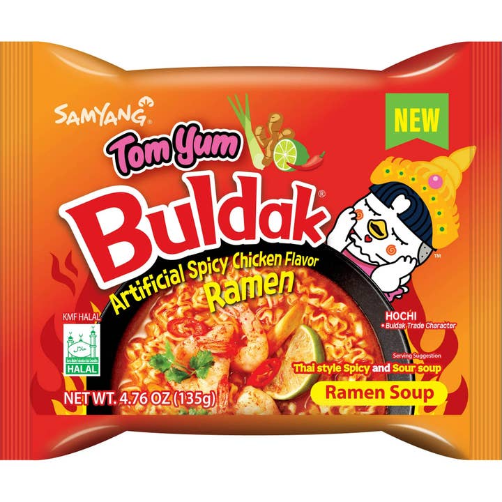 Global Bite Co - Wholesale Ramen - Buldak Spicy Chicken Ramen TomYum 5pck