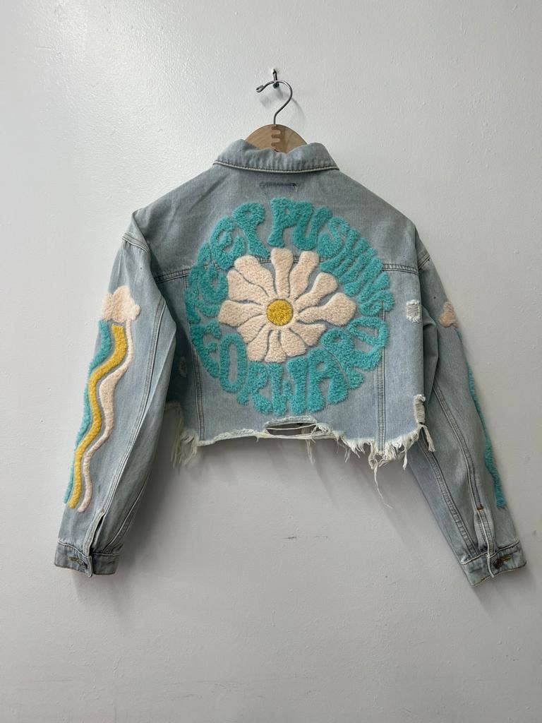 Trio Urban - Wholesale Spijkerjack/spijkerjas - Dames - Keep Pushing Forward Spijkerjack6