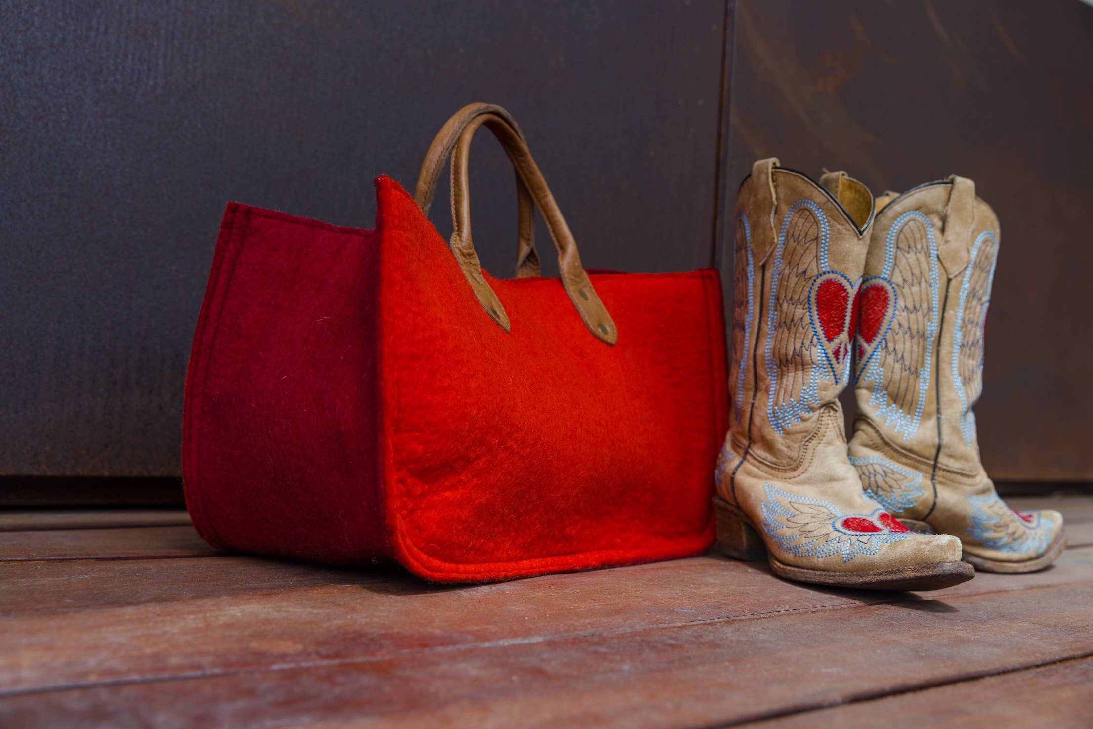 Fibres of Life - Wool & Felt - Wholesale Tote Bag - Women's - The Grab-&-Go Carry All | Felt Wool Tote Bag | Soft Yarn Bag26