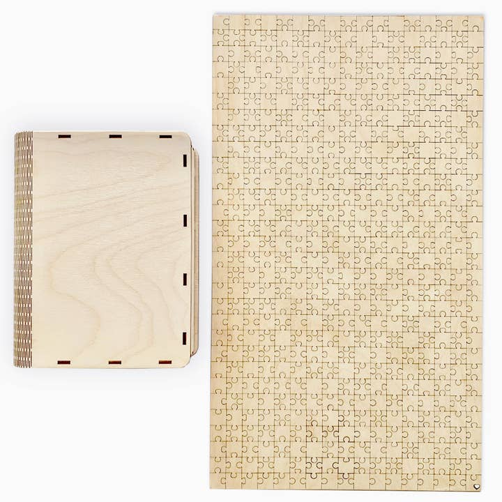 Custom Vertical 500 Piece Wooden Puzzle for wholesale by Simply Grateful