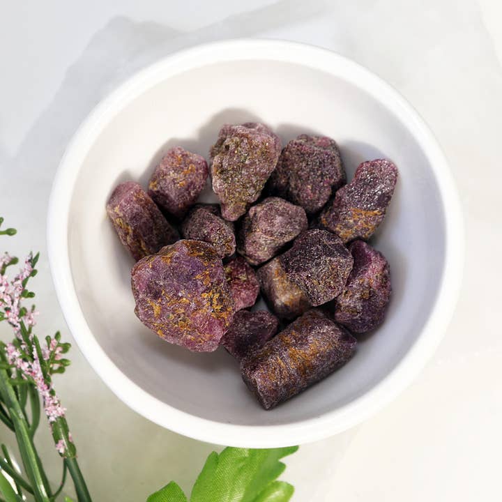 Natures Artifacts Inc – wholesale Spiritual stone/crystal – 1/4 lb Gem Ruby Raw Chips - Ruby Crystal
