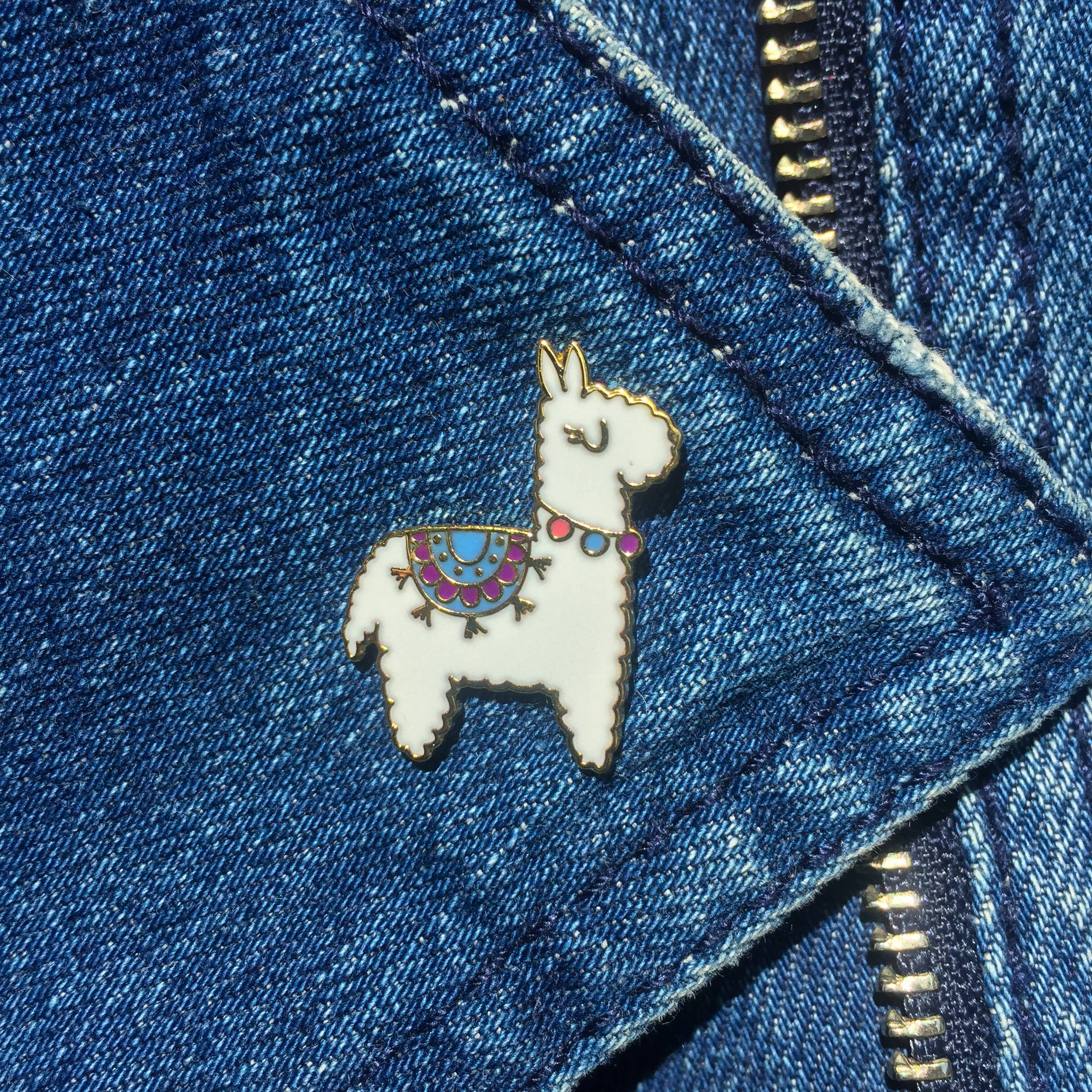 Jungle Empire - Wholesale Lapel Pin/Button - alpaca pin