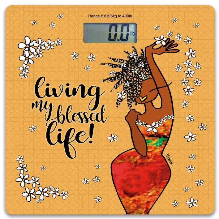 Digital Body Scale Living My Blesse Life for wholesale by Shades of Color, LLC