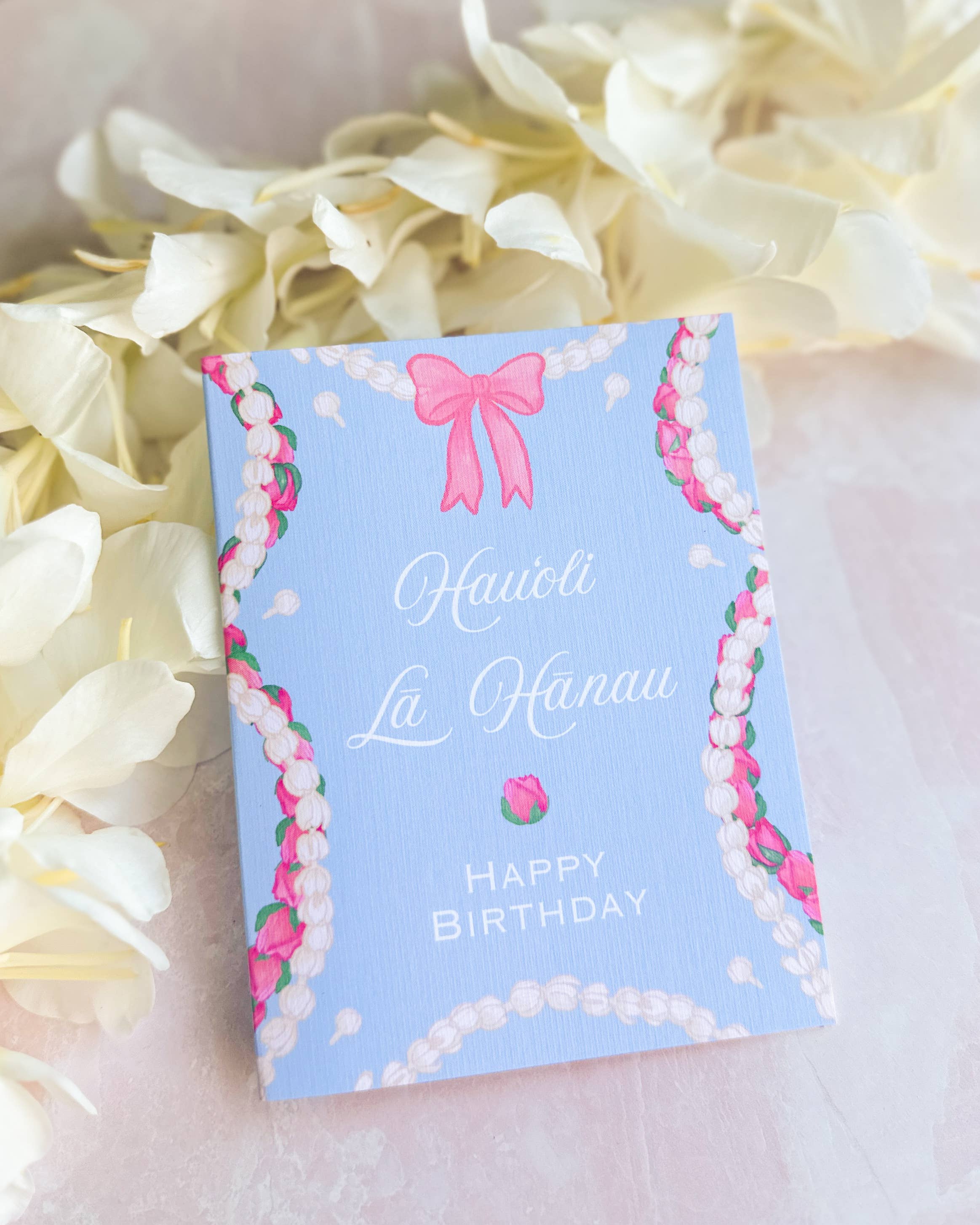 Design Jord - Wholesale Birthday Card - Pikake & Rose - Birthday Card0