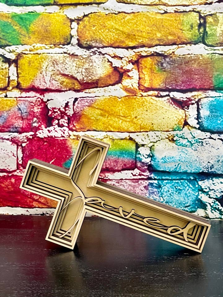 Mandala à 6 couches, croix sauvée pour la vente par AMidSomersNap