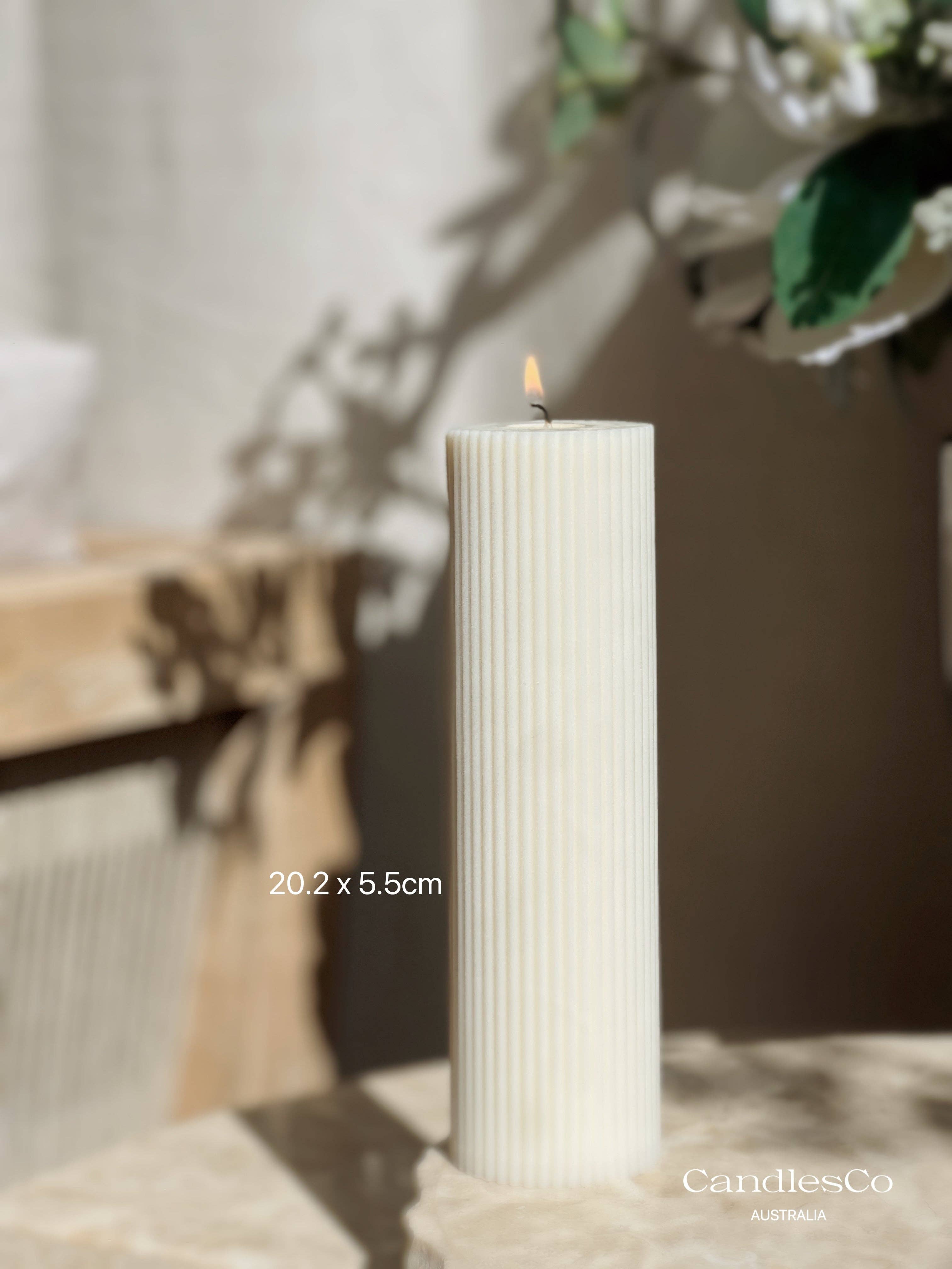 CandlesCo Australia - Wholesale Pillar candle - Classic Hand-Poured Soy Wax Pillar Candle 6