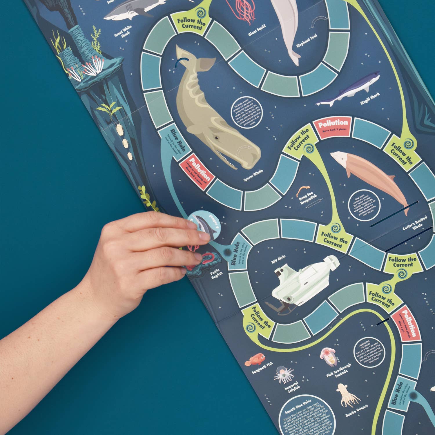 Clockwork Soldier - USA - Wholesale DIY Craft Kit - Kids - Create Your Own Deep Blue Seascape wall chart and board game6