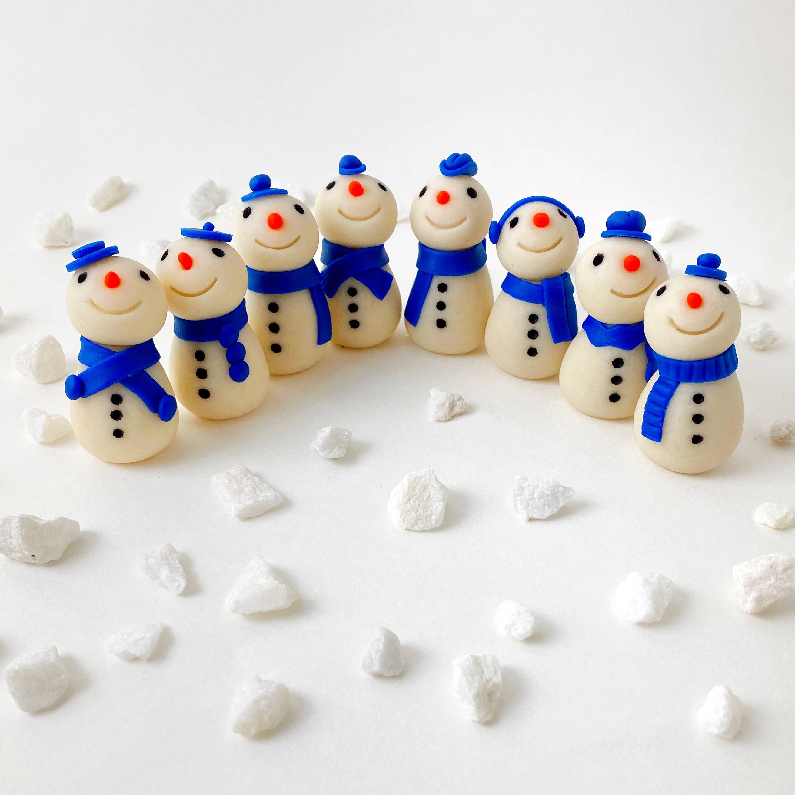 marzipops - Wholesale Chocolate Covered Sweets - Gourmet Marzipan Hanukkah Candy Snowmen - LIMITED3