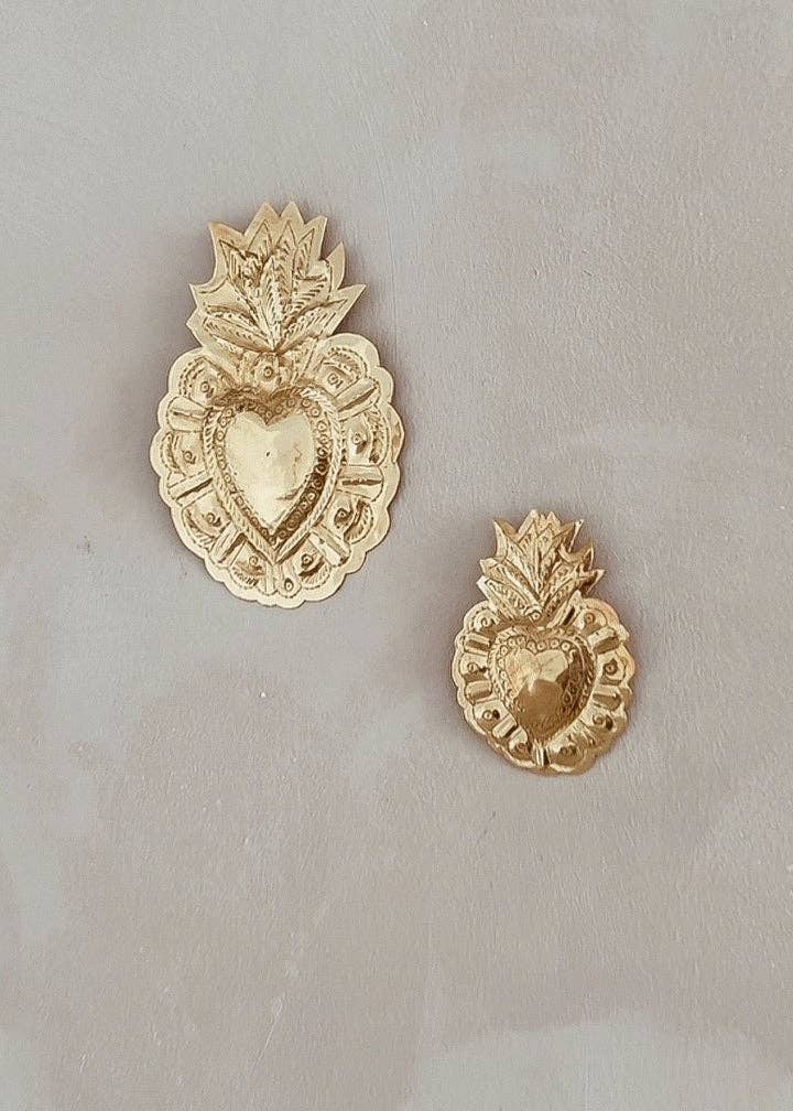 High crafty - Wholesale Wall Accent - Handmade Brass Heart-Shaped Wall Hanging – Elegant and Charm0