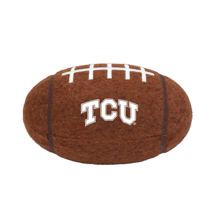 NCAA TCU Horned Frogs Tough Chewer Pet Ball for wholesale by Little Earth Productions