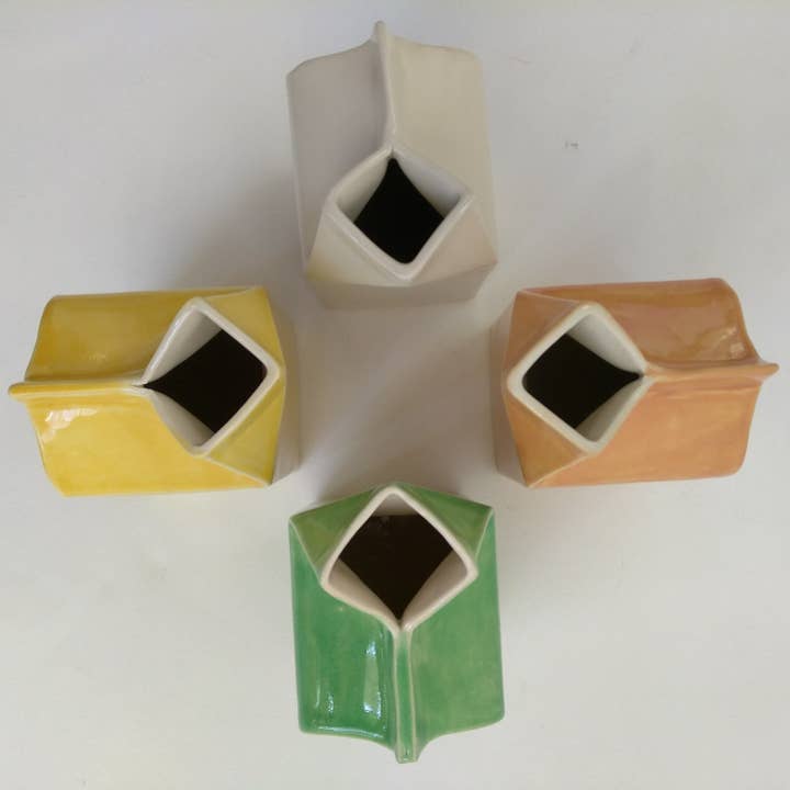From Donna's Hands - Wholesale Milk/Juice Bottle - Ceramic Milk Carton
