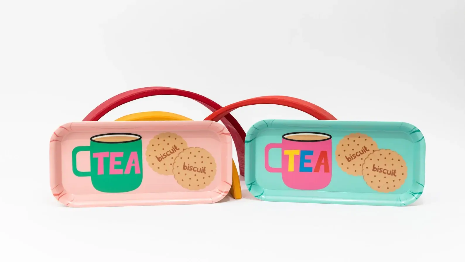 Poppekins - Wholesale Serving Tray - Tea and Biscuits Melamine Tray3