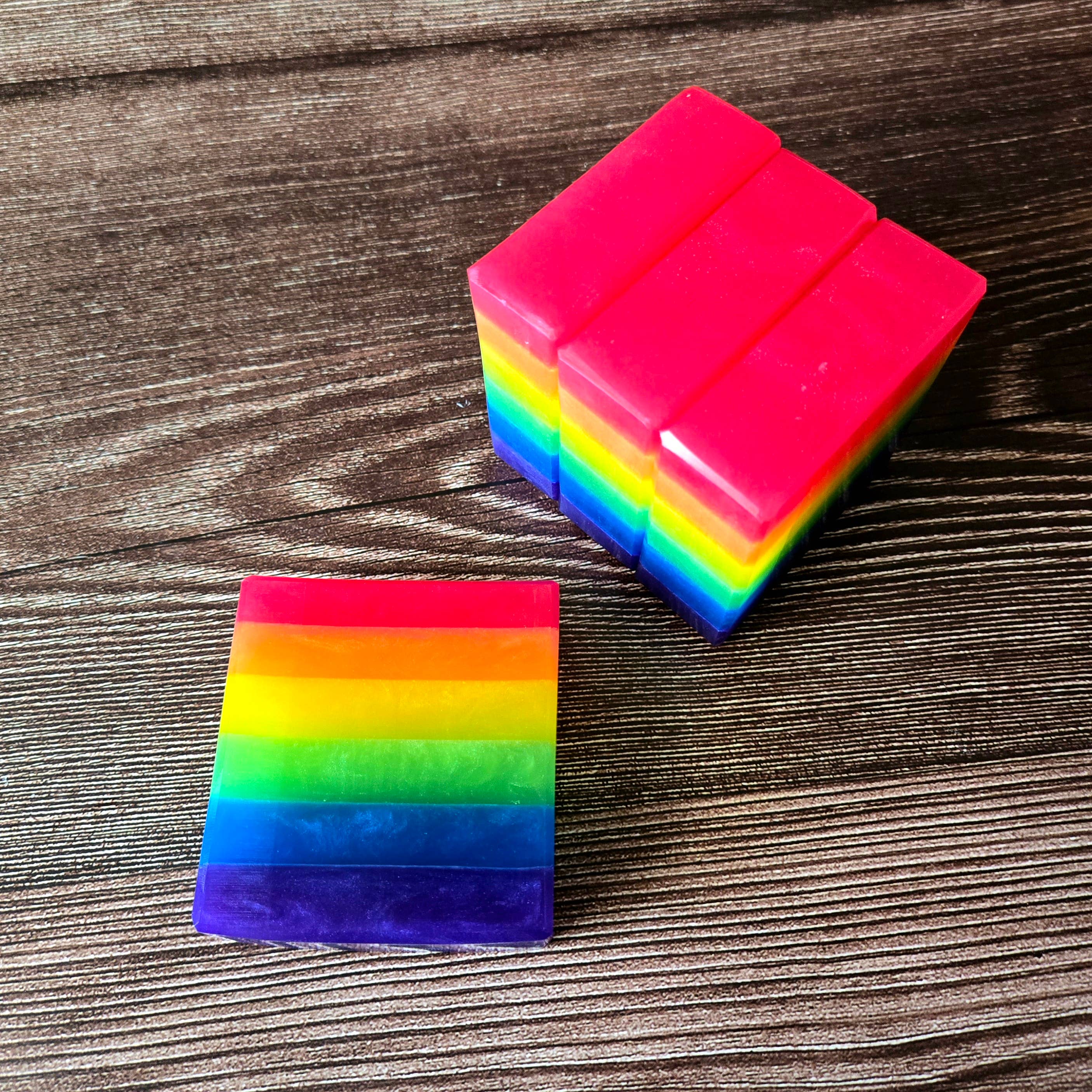 Pretty Soap Co. - Wholesale Bar Soap - Rainbow Pride Glycerin Soap | LGBTQ+ Pride Flag4
