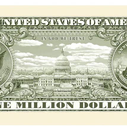 NOVELTIES WHOLESALE INC – Großhandel Scherz-/Geschenkartikel – Million Dollar Bills-Novelty Spielgeld2