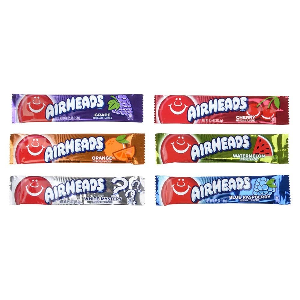 La Luna Bella - Toys - Vendita all'ingrosso Caramelle dure - Espositore Airheads 60 pezzi - LLB Candy1