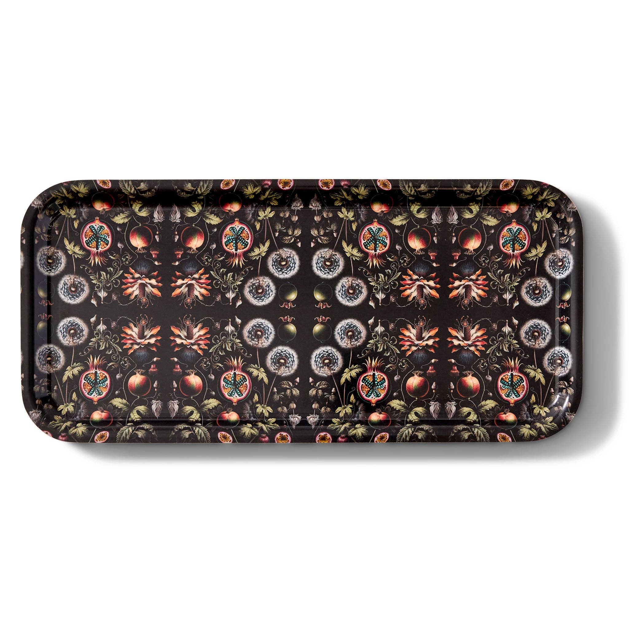 Maure Luxury Gifts – wholesale Decorative tray – Dandelions Narrow Birchwood Tray | Rectangle Serving Tray0