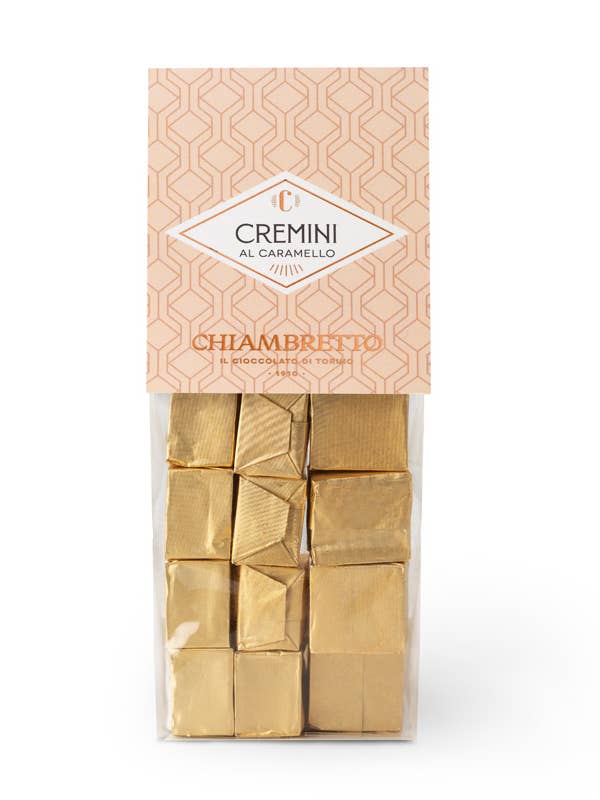 Caramel cremini for wholesale by CIOCCOLATO CHIAMBRETTO 1910 - IL CIOCCOLATO DI TORINO