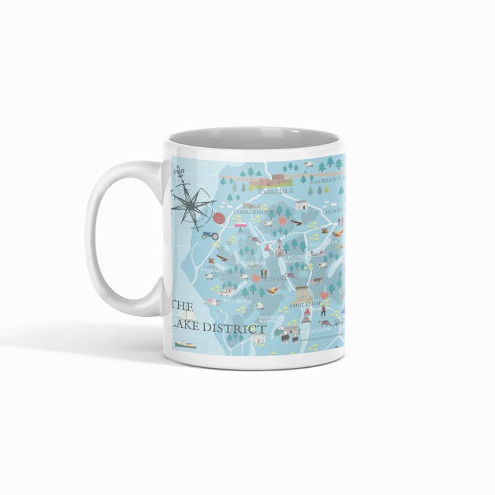 Betty Boyns Designs – wholesale Coffee mug – ILLUSTRATED MAP MUGS30