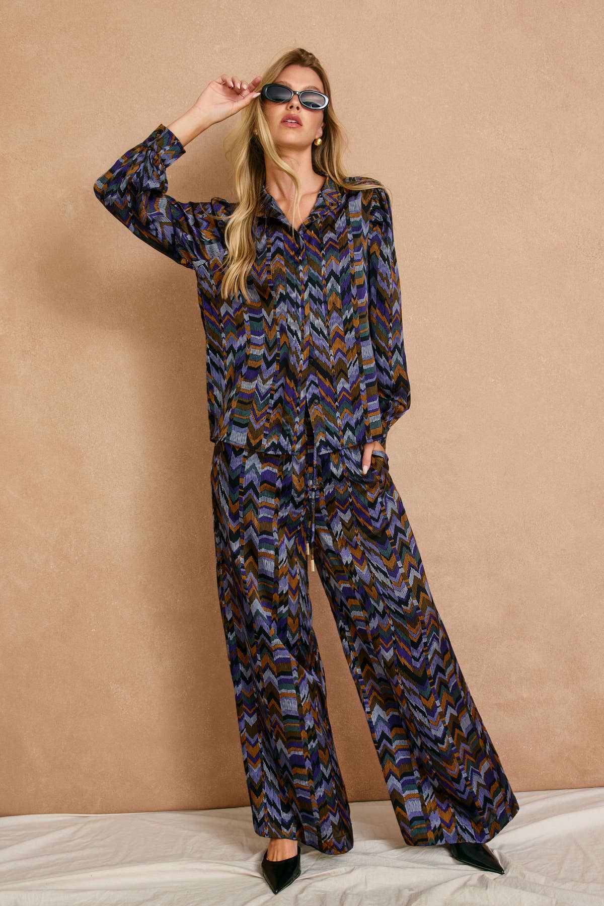 ECLIPSE Roll With It Looped Belt Pants for wholesale on Faire4
