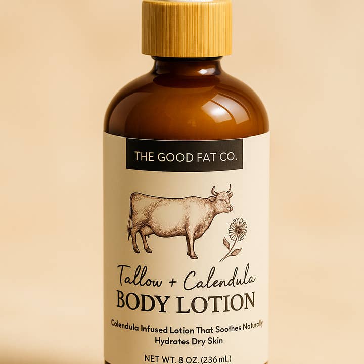 TheGoodFatCo – Creme/loção corporal por atacado – Os compradores da loção de sebo 5 estrelas Calêndula + estão a encalhar