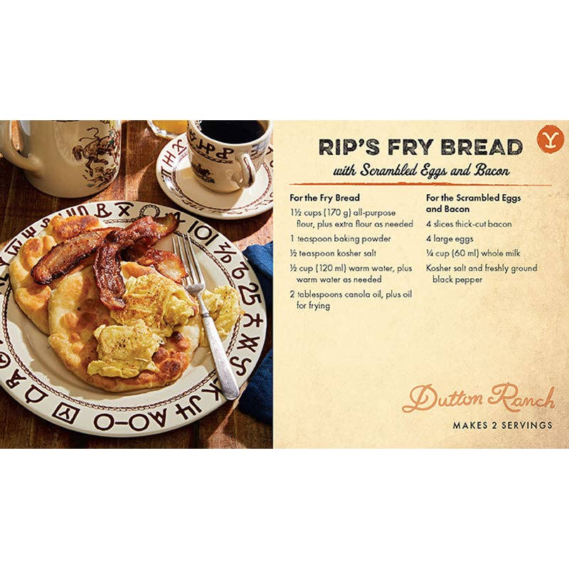 Insight Editions - #1 Pop Culture Publisher - Vente Fiche recette - Yellowstone : La boîte à recettes officielle du ranch Dutton (NOUVEAU !)5