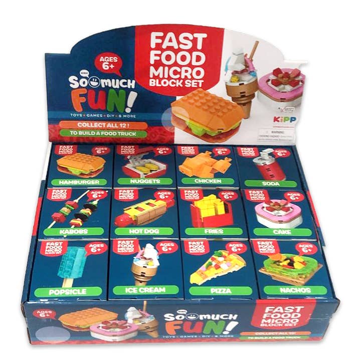 Micro Block Fast Food Set - 12 Pieces Per Display and other Purchase Wholesale sapatos para. Free Returns & Net 60 Terms on Faire trending on Faire.