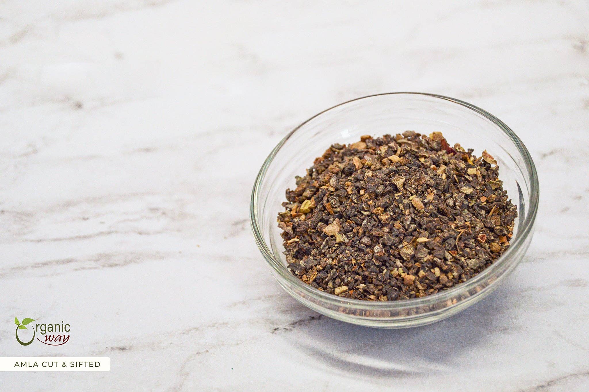 Organic Way LLC - Venta al por mayor Hierbas - Amla/Amalaki Deshidratada/Emblica Officinalis Cortada y Tamizada (Phyllanthus emblica) - Certificado Kosher | Crudo, Vegano, No GMO y Sin Gluten | Certificado por el USDA | Origen - India2