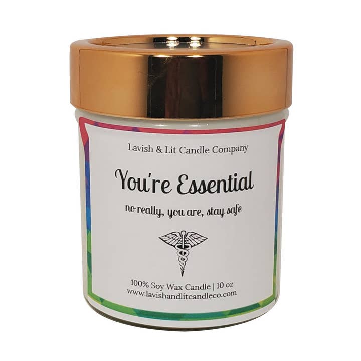 You're Essential, A Medical Professional - Scented Candle for wholesale by Lavish & Lit Candle Company