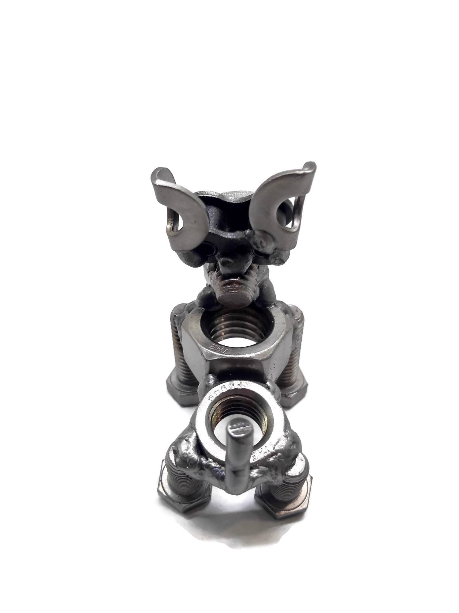 Metal Relic - Vente Figurine décorative - Figurine chien à oreilles courtes en métal5