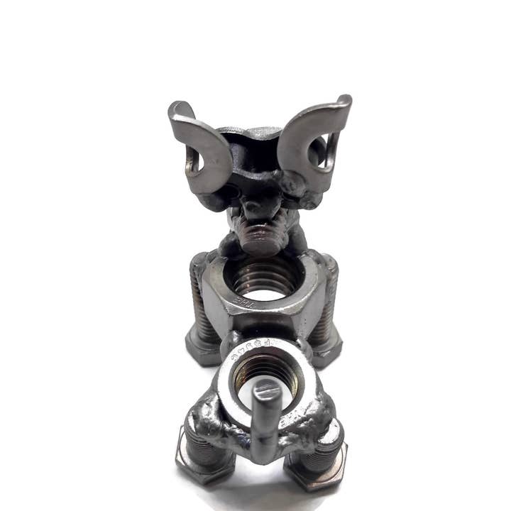 Metal Relic - Vente Figurine décorative - Figurine chien à oreilles courtes en métal5