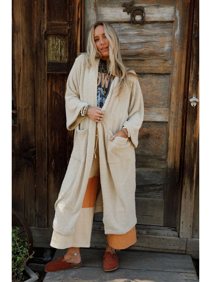 Three Bird Nest - Wholesale Cardigan - Women's - Moonlight Hug Cardigan - Seashell