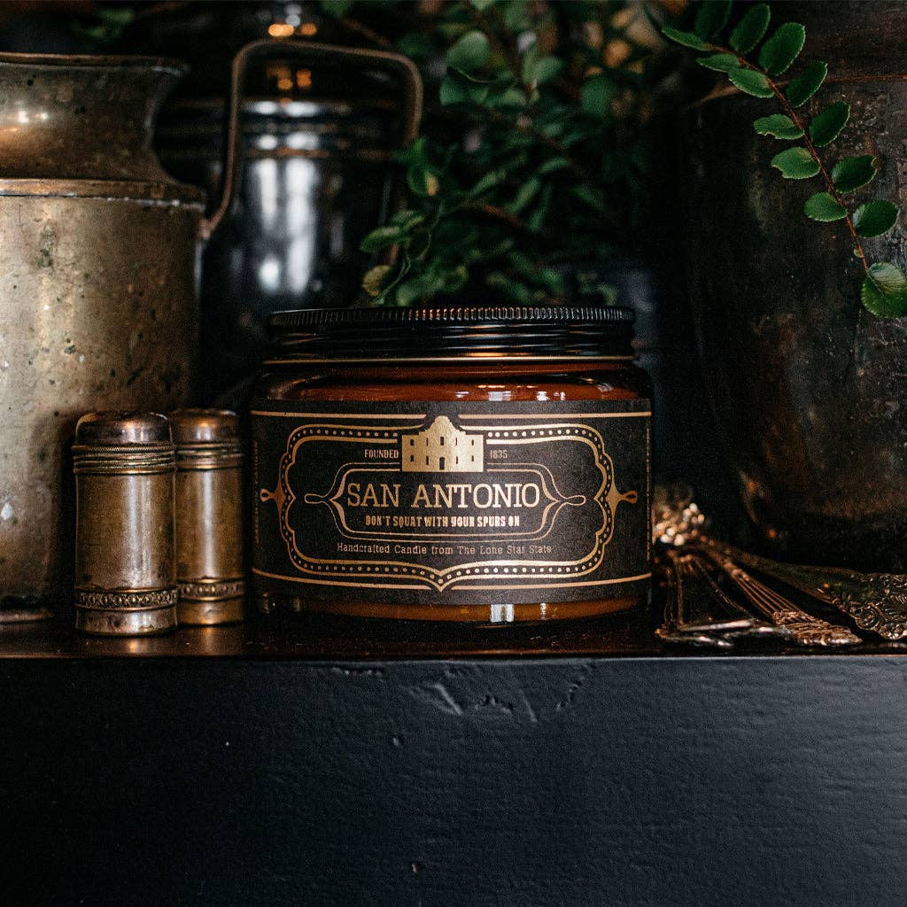 Jackson Vaughn - Wholesale Jar/Filled Candle - San Antonio Candle (Texas Collection)