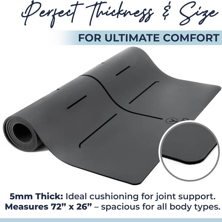YO GAYO - Vente Tapis de yoga - Tapis de yoga haute performance Eco Balance - 5 mm5