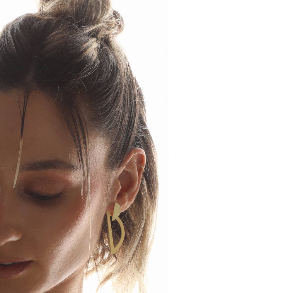 RAS - Wholesale Dangle Earrings - Bau Gold Plated Earrings3