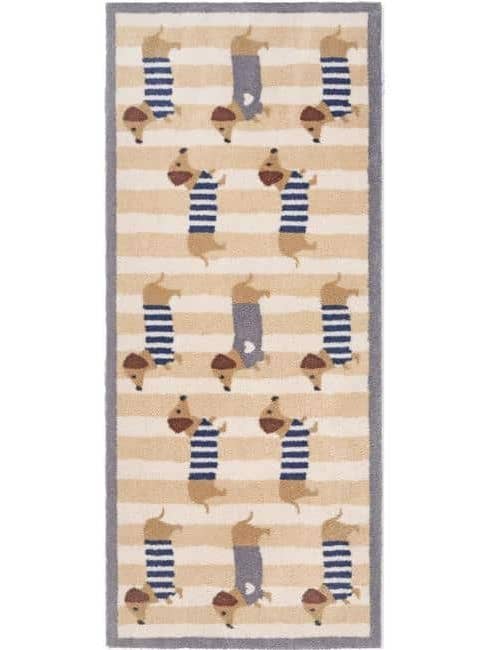 Alfombrilla para mascotas chic de perro salchicha lavable y ecológica para venta al por mayor de THE RUGS