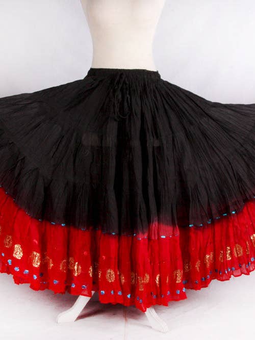 Bollywood Border Skirt for wholesale by Senoritas Tribal Designs