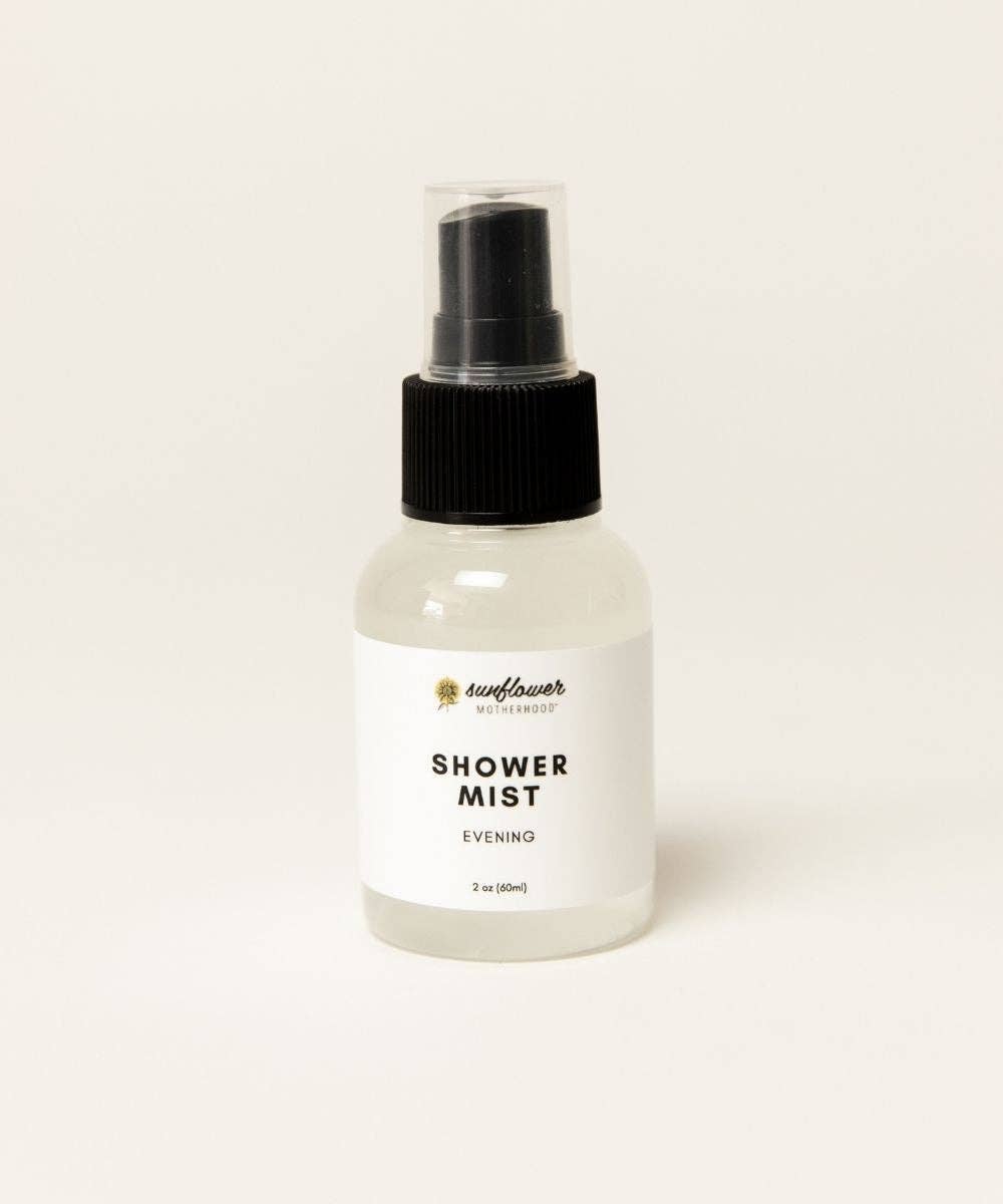 Sunflower Motherhood - Vente Brumes d'aromathérapie - Brume de douche du soir | Spray douche d'aromathérapie pour mamans1