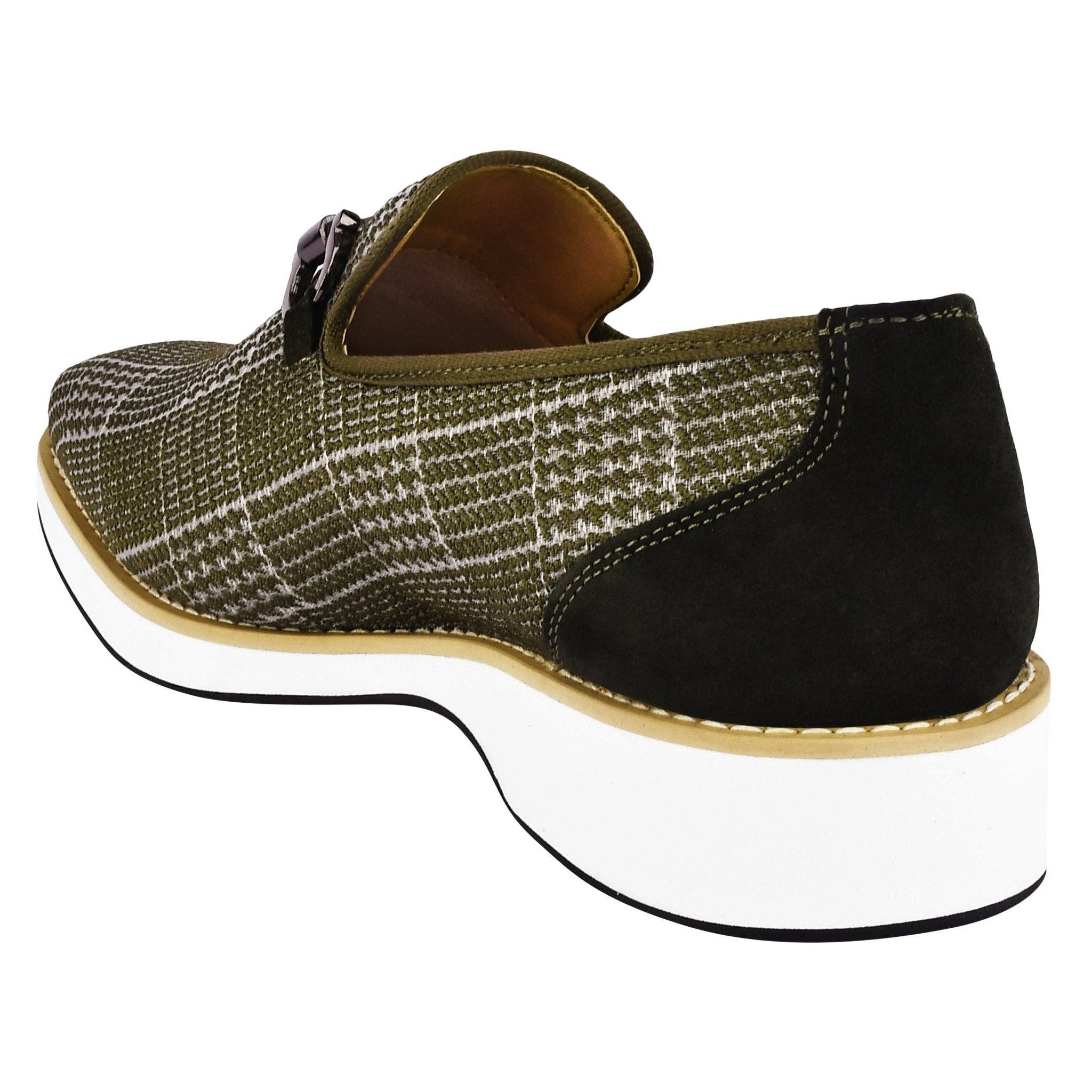 LIBERTYZENO - Wholesale Loafers - Men's - Megaball mens Casual textile printed buckle shoes3